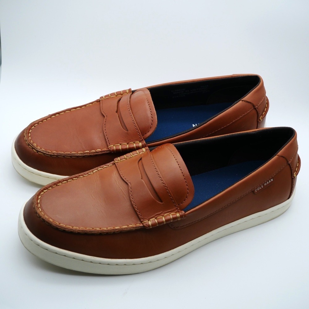 Cole Haan Nantucket Penny Loafer Brittish Tan C38626 Size 10 Men's